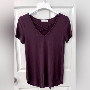 Emory Park Crossover V-Neck Tunic Size Large
